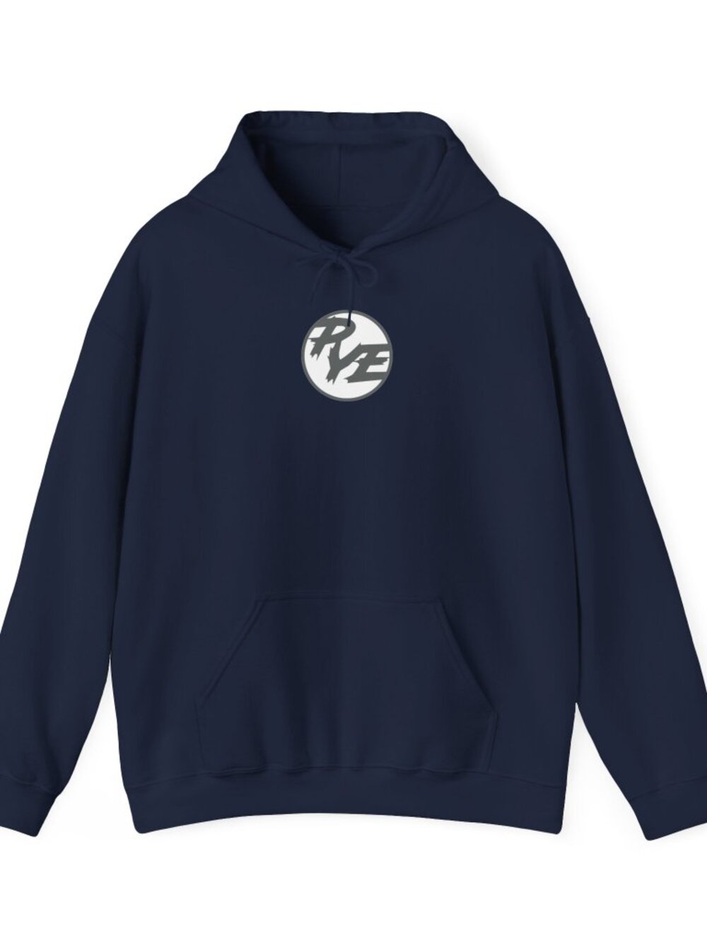 PYE Logo Hoodie | Unisex Streetwear Sweatshirt | Navy Blue - Picture 2 of 4